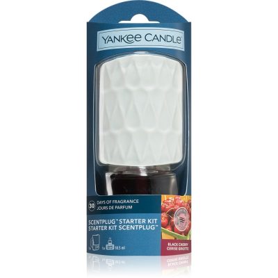 Yankee Candle Black Cherry elektrický difuzér + náhradní náplň 1 ks - parfo.cz