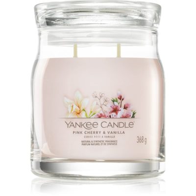 Yankee Candle Pink Cherry & Vanilla vonná svíčka Signature 368 g - parfo.cz