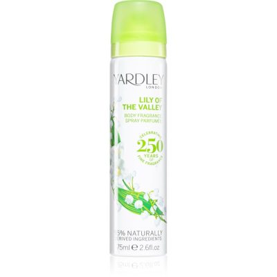 Yardley Lily Of The Valley tělový sprej pro ženy 75 ml - parfo.cz