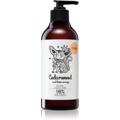 Yope Cedarwood & Bitter Orange tekuté mýdlo na ruce 500 ml - parfo.cz