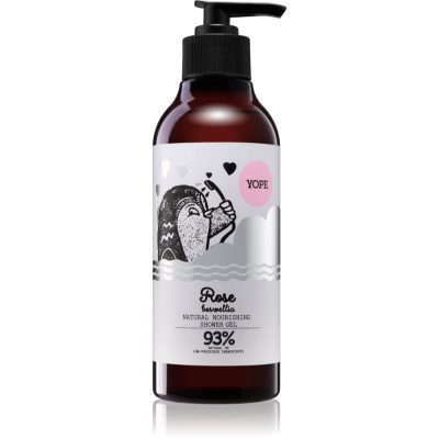 Yope Rose & Boswellia sprchový gel s vyživujícím účinkem 400 ml - parfo.cz
