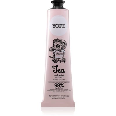 Yope Tea & Mint krém na ruce pro výživu a hydrataci 100 ml - parfo.cz