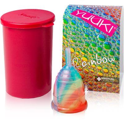 Yuuki Rainbow Jolly 1 + kelímek menstruační kalíšek velikost small (⌀ 41 mm