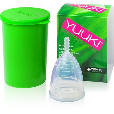 Yuuki Soft 1 + kelímek menstruační kalíšek velikost small (⌀ 41 mm