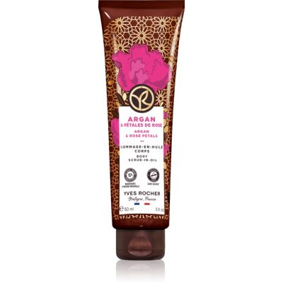 Yves Rocher Bain de Nature olejový peeling Argan & Rose Petals 150 ml - parfo.cz