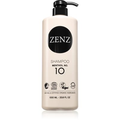 ZENZ Organic Menthol No. 10 šampon pro mastné vlasy a vlasovou pokožku 1000 ml - parfo.cz