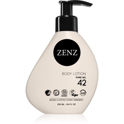 ZENZ Organic Pure No. 42 jemné tělové mléko 250 ml - parfo.cz