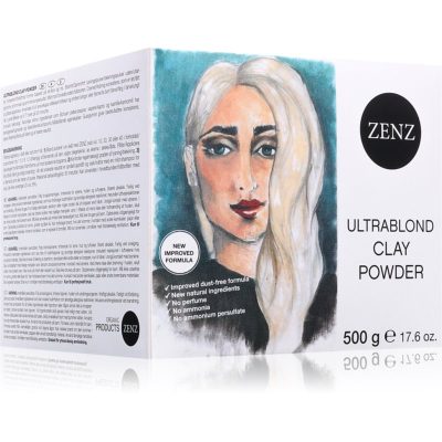 ZENZ Organic Ultrablond Clay Powder zesvětlující pudr bez amoniaku 500 g - parfo.cz