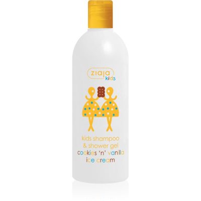 Ziaja Kids Cookies 'n' Vanilla Ice Cream šampon a mycí gel 2 v 1 pro děti od 3let Cookies & Vanilla 400 ml - parfo.cz