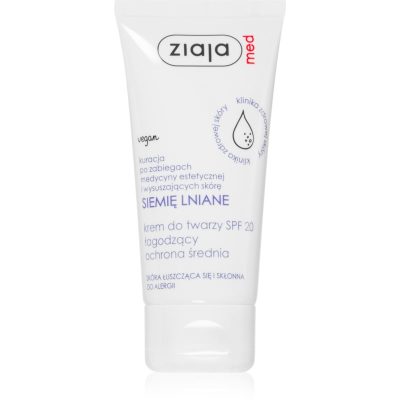 Ziaja Med Linseed pleťový krém na opalování SPF 20 50 ml - parfo.cz