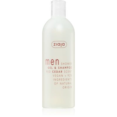 Ziaja Men šampon a sprchový gel 2 v 1 Red Cedar 400 ml - parfo.cz