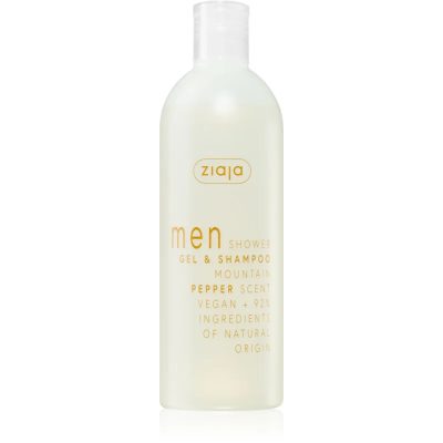 Ziaja Men sprchový gel na tělo a vlasy pro muže Mountain Pepper 400 ml - parfo.cz
