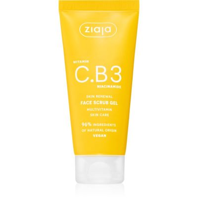 Ziaja Vitamin C.B3 Niacinamide peelingový čisticí gel na obličej 100 ml - parfo.cz