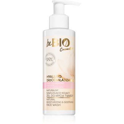 beBIO Hyaluro bioRejuvenation hydratační a zklidňující gel pro dokonalé vyčištění pleti 150 ml - parfo.cz