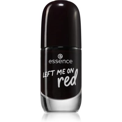 essence Gel Nail Colour lak na nehty odstín 72 LEFT ME ON red 8 ml - parfo.cz
