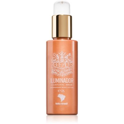 feito brasil Abre Alas tělová mlha pro třpytivý lesk odstín Rose Gold 115 g - parfo.cz