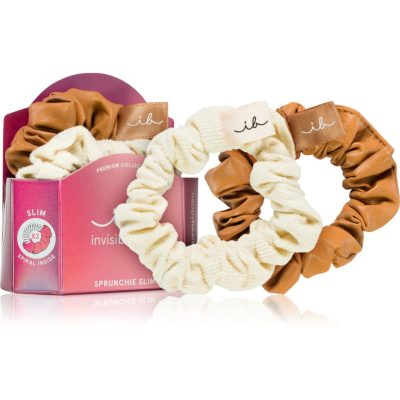 invisibobble Sprunchie Slim Creme de Caramel gumičky do vlasů 2 ks 2 ks - parfo.cz