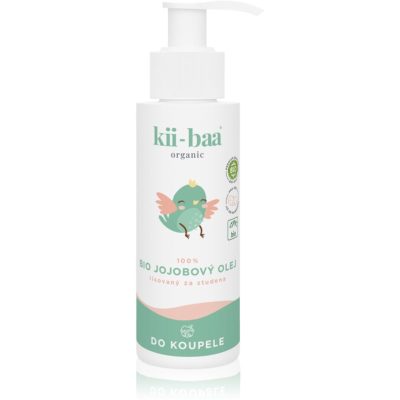 kii-baa® organic 100% Bio Oil Jojoba koupelový olej pro děti od narození 100 ml - parfo.cz