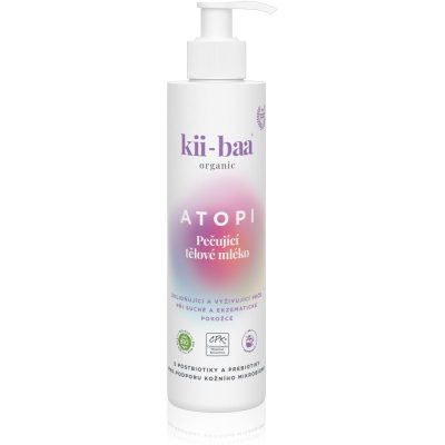 kii-baa® organic ATOPI pečující tělové mléko s probiotiky a prebiotiky 240 ml - parfo.cz