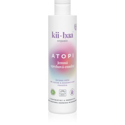 kii-baa® organic ATOPI velmi jemná mycí emulze s probiotiky a prebiotiky 250 ml - parfo.cz