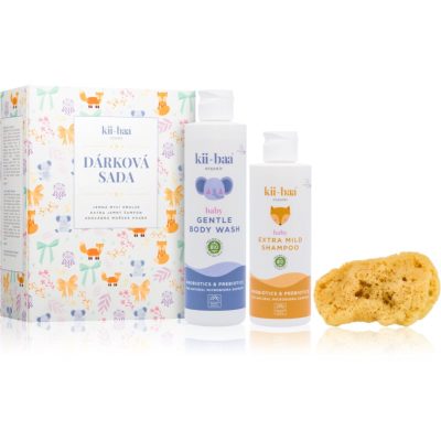 kii-baa® organic Bath Gift Set dárková sada pro děti od narození - parfo.cz