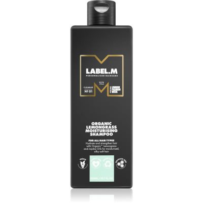label.m Organic Lemongrass hydratační šampon pro všechny typy vlasů 300 ml - parfo.cz
