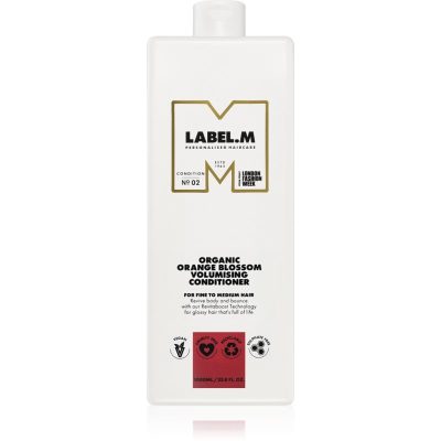 label.m Organic Orange Blossom Volumising Conditioner kondicionér pro objem a pevnost 1000 ml - parfo.cz