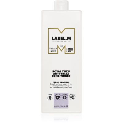 label.m Royal Yuzu kondicionér pro nepoddajné a krepatějící se vlasy 1000 ml - parfo.cz