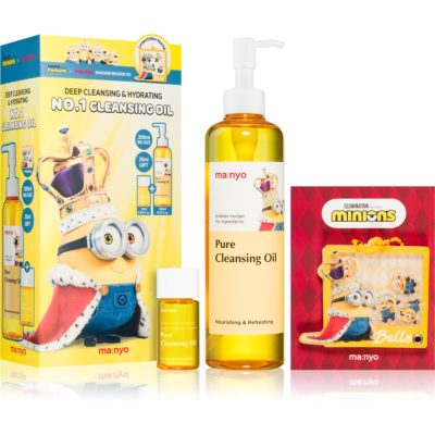 ma:nyo Minions Pure Cleansing Oil Set dárková sada pro dokonalé vyčištění pleti - parfo.cz