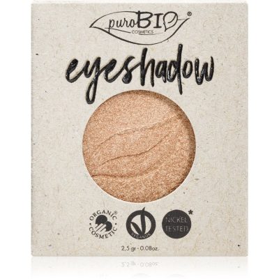 puroBIO Cosmetics Compact Eyeshadows oční stíny náhradní náplň odstín 01 Sparkling Wine 2