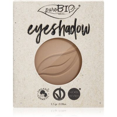 puroBIO Cosmetics Compact Eyeshadows oční stíny náhradní náplň odstín 02 Dove Gray 2