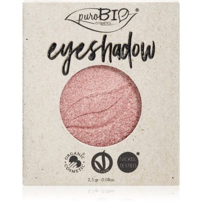puroBIO Cosmetics Compact Eyeshadows oční stíny náhradní náplň odstín 25 Pink 2