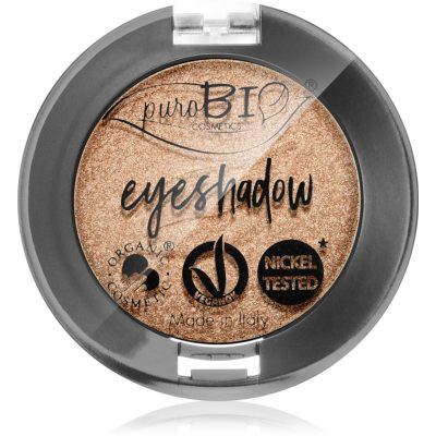 puroBIO Cosmetics Compact Eyeshadows oční stíny odstín 01 Sparkling Wine 2