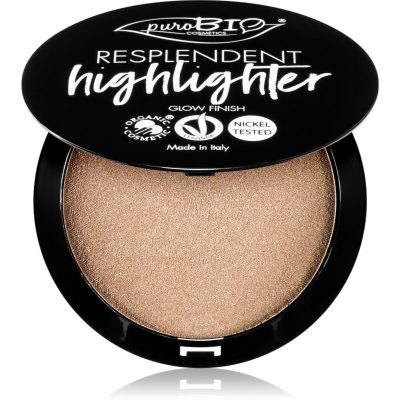 puroBIO Cosmetics Resplendent Highlighter krémový rozjasňovač odstín 01 Sparkling Wine 9 g - parfo.cz