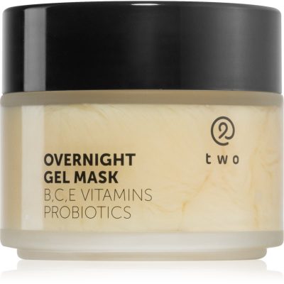 two cosmetics Overnight Gel Mask hydratační a vyživující pleťová maska s probiotiky 100 ml - parfo.cz