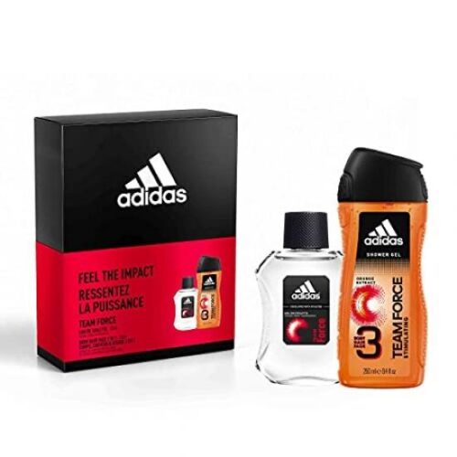 Team Force – toaletní voda s rozprašovačem 100 ml + sprchový gel 250 ml Adidas