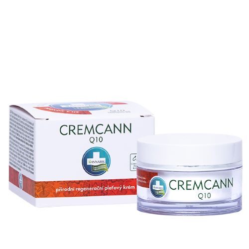 Cremcann Q10 – konopný regenerační pleťový krém 50 ml Annabis