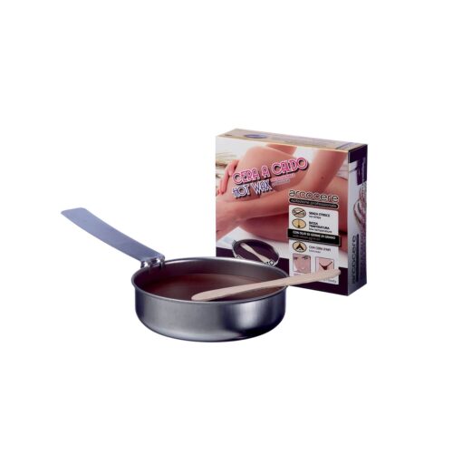 Epilační vosk s pánvičkou Cera A Caldo Chocolate (Hot Wax) 120 g Arcocere