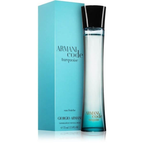 Code Turquoise For Women – EDT 2 ml – odstřik s rozprašovačem Giorgio Armani