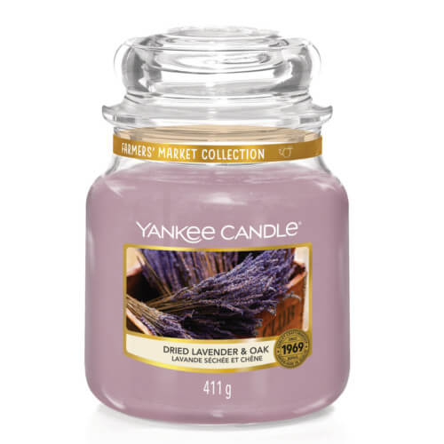 Aromatická svíčka Classic střední Dried Lavender & Oak 411 g Yankee Candle