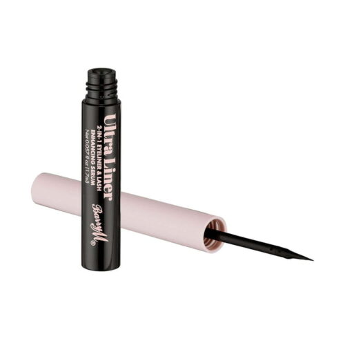 Linky na oči & vyživující sérum Ultra Liner (2-in-1 Eyeliner & Lash Enhancing Serum) 1,7 ml Black Barry M