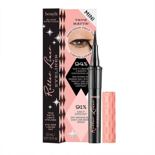 Tekutá oční linka (True Matte Liquid Eyeliner Mini) Black 0,5 ml Benefit