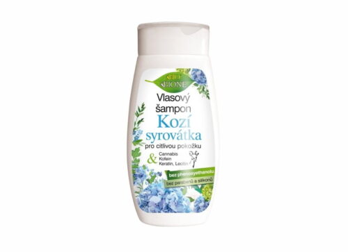 Vlasový šampon Kozí syrovátka pro citlivou pokožku 260 ml Bione Cosmetics