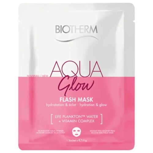 Hydratační a rozjasňující pleťová maska Aqua Glow (Super Mask) 35 ml Biotherm