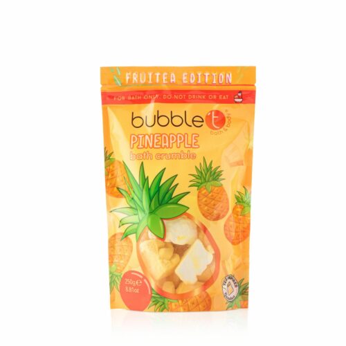 Šumivé kousky do koupele Pineapple (Bath Crumble) 250 g Bubble T Cosmetics