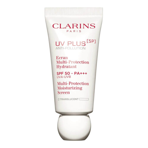 Víceúčelová ochranná emulze SPF 50 UV Plus Anti-pollution (Multi Protection Moisturizing Screen) 30 ml Rose Clarins