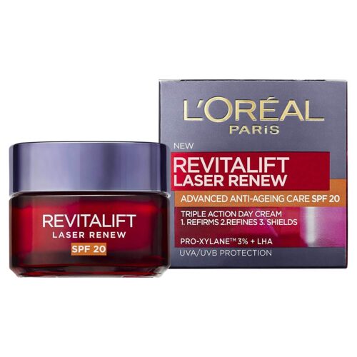 Denní krém proti vráskám SPF 20 Revitalift Laser Renew (Advanced Anti-Ageing Care) 50 ml L´Oréal Paris