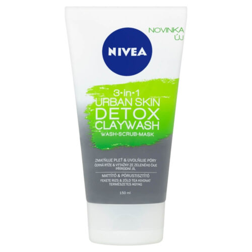 Detoxikační jílový čisticí krém 3v1 Urban Skin (Detox Clay Wash) 150 ml Nivea