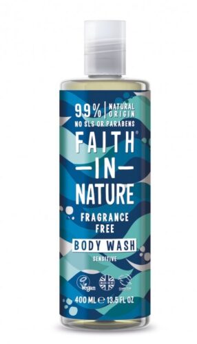 Přírodní hypoalergenní sprchový gel bez parfemace (Body Wash) 400 ml Faith in Nature