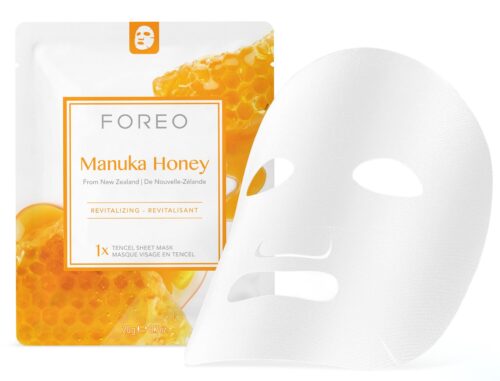 Oživující plátýnková maska pro zralou pleť Manuka Honey (Revitalizing Sheet Mask) 3 x 20 g Foreo